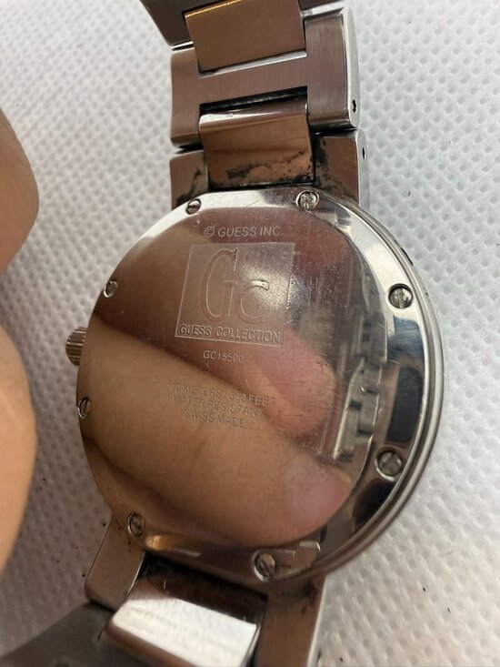 GC Guess Collection Women SS White Dial Roman Numeral Swiss Quartz Watch GC15500 main image 4